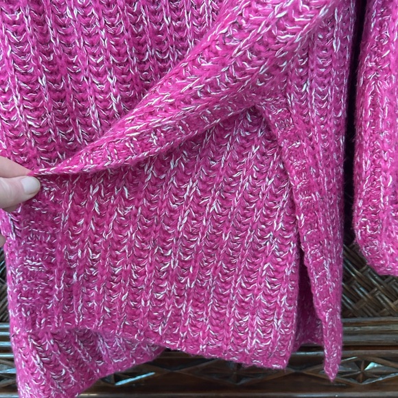 Pink Turtleneck Sweater by Pilcro. - Picture 6 of 8